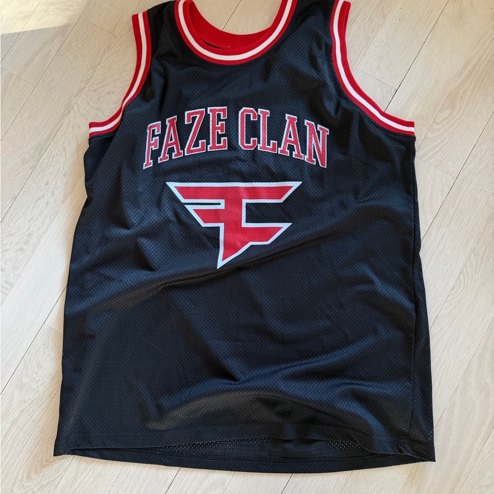 Black and Red FaZe Clan Jersey